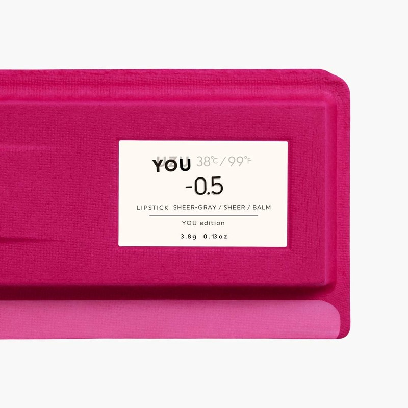 UZU BY FLOWFUSHI Lip Balm, 38°C / 99°F (-0.5 Sheer