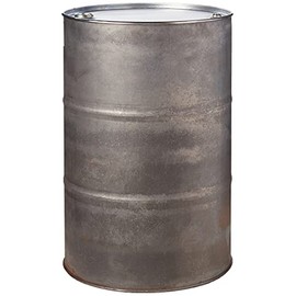 Vogelzang US DR55 55 Gallon Drum for Barrel Camp Stove Kit, Gray , Small