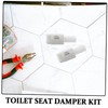 LALAFINA 2pcs Toilet Seat Cushion Damper Kit for Silent Operation
