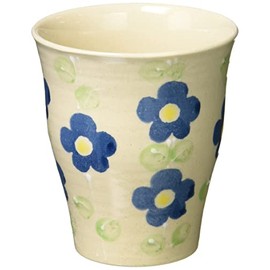 CtoC ARITA 902713 Tea Cup, Multi Diameter 3.2 x 3.6 inches (8.2 x 9.2 cm), 8.5 fl oz (240 cc), Natural Flower, Made in Japan, Arita Ware