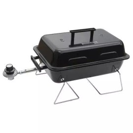 Master Cook 17" Portable Compact Steel Propane Gas Grill Outdoor Picnic Tabletop BBQ Cooker