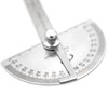 0-180 Degree Angle Ruler Carpenter Woodworking Tool Stainless Steel 100mm