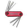 SK11 SFHW107I Folding Wrench Set, 7 Pieces, Inch Compatible, Red