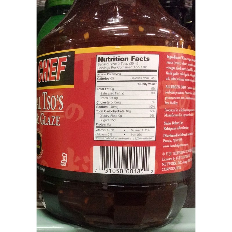 Iron Chef General Tsos Sauce and Glaze, Great for Barbeque,