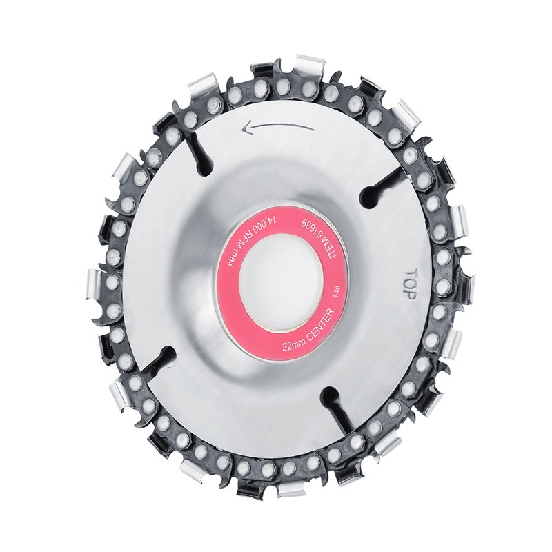 4 Inch Grinder Chain Disc 22 Tooth Wood Carving Wheel