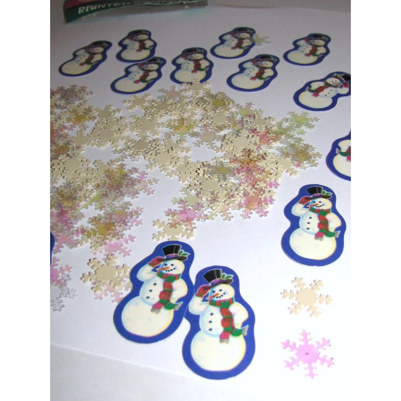 Creative Expressions Mr. Snowman Confetti #026198, Winter confetti, 1/2 oz/pk,