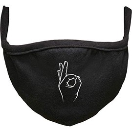 Urban Classics Unisex Adult Easy Face Mask, Black, Pack of 1, black