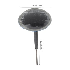 Mobestech Tire Repair Plugs 24pcs Black Mushroom Nail Patches for Tubeless Tyres Versatile Auto Repair Kit