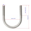 4 Pcs Round U-Bolt 42 Nm (1.65") Inside Width 304