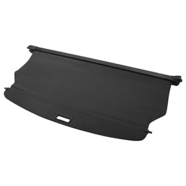 IKON MOTORSPORTS, Cargo Cover Compatible with 2021-2025 Jeep Grand Cherokee L 7 Seats 3 Row, OEM Style PVC & Aluminum Rod Black Security Rear Trunk Cover Security Retractable Shield