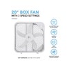 PerfectAire 20 in. H 3 Speed Box Fan