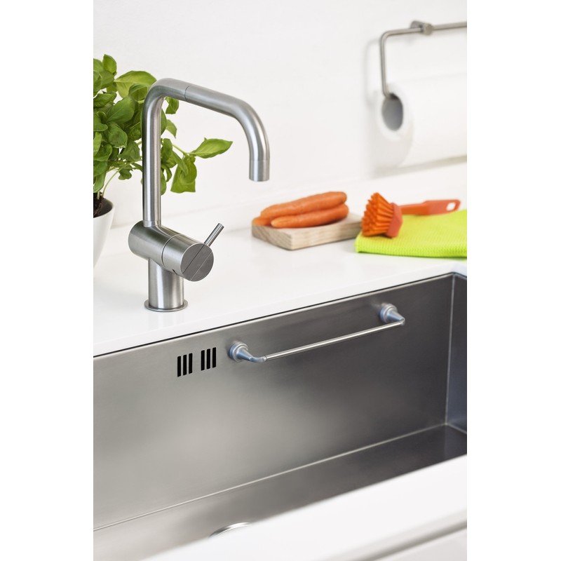 Reenbergs Magnetic Dish Cloth Rail Inside Sink Danish Design Made