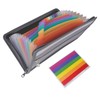 Expanding File A5, Document Folder, A5 Folder with Compartments, Colourful