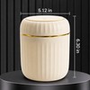Mini Desktop Trash Can with Lid for Home & Office