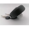 CR-MOESANCO® Caravan Black Water Tank Cap with 3 Recessed Handles,