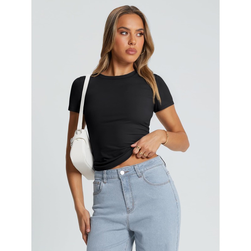 Trendy Queen Trendy Queen Womens Basic T Shirts Summer Tops