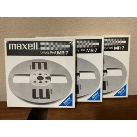 Maxell MR-7 Metal Empty Reel 18 cm (7") - ORIGINAL(1) - Made in Japan .