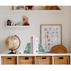 AMOYSTONE Heavy Sturdy Bookends | Natural Green Mica Stone 6-8LBS