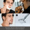 No Blade,Zinc Alloy Safety Razor, Fits 1.69x0.87in Double Edge Blades