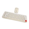 Wireless Keyboard Mouse Combo Mini Portable Retro Silent 2.4G Wireless