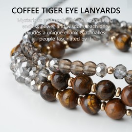 Beaded Lanyard with Card Holder, Neck Lanyard with Retractable Reel Waterproof Clear ID Badge Holder for Teachers, Nurses, Cruise & Office