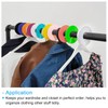 PATIKIL Clothes Dividers, 12 Pack Closet Clothing Rack Size Dividers