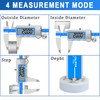 ACEMETER Digital Caliper 6 Inch Measuring Tool Stainless Steel Vernier