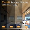 camperxlite 3CCT LED Ceiling Light DC12V Campervan-2700K/4000K/6000K-860LM, Dia 7.09″ Round