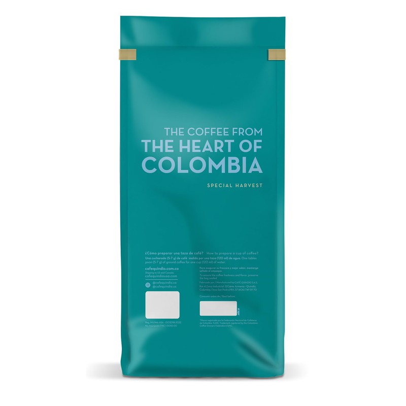 Cafe Quindio Espresso Blend - Medium/Dark Roast 100% Colombian Excelso