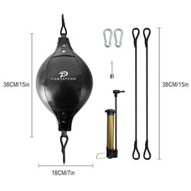 Double End Boxing Speed Bag: Double End Punching Speed Bags for Boxing Reaction Agilit & Hand Eye Coordination Training