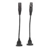 2pcs XLR3 to RJ45 Cable 3pin Plug and Play Female