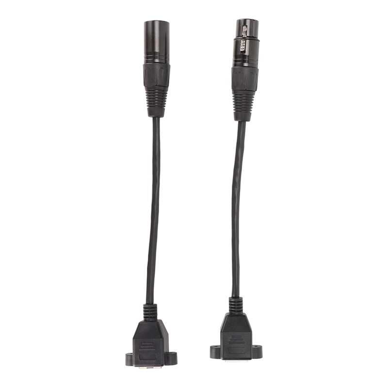 2pcs XLR3 to RJ45 Cable 3pin Plug and Play Female