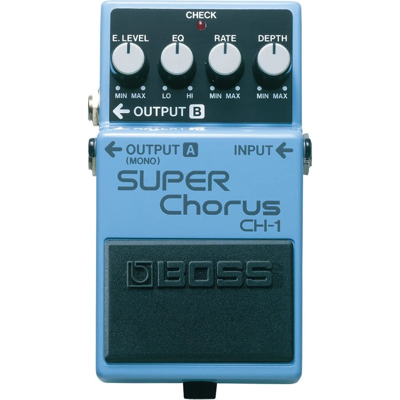 Boss CH-1 Super Chorus Bundle with Power Adapter, 10ft Instrument