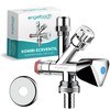 Engelbach® Combination Angle Valve 1/2 Inch Self-Sealing Universal Angle Valve