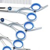 Dog Grooming Scissors Kit Stainless Steel Comfortable Adjustable Screw Professional