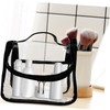 VICASKY Transparent Cosmetic Bag Portable Handheld Makeup Organizer for Travel