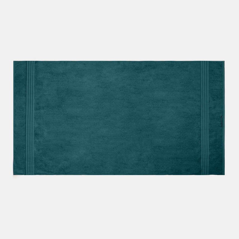 Brentfords Bath Sheet Teal Green, Ultra Soft Feel Quick Drying