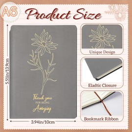 Fullhawl 24 Pcs Employee Appreciation Gift Bulk Inspirational Journals Mini Notebooks small Leather Notebook A6 Pocket Notepad for Teacher Staff Coworker Christmas Thank You Gift (Light Color)