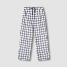 Jaju [JAJU/자주] 여 극세사 패턴 파자마 팬츠_라이트 그레이 [JAJU] Women's Microfiber Pattern Pajama Pants_Light Gray