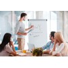 DERAYEE 10 x Black Erasable Whiteboard Marker Pens Erasable Marker