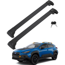 FelicValo FelicValo Lockable 220lbs Roof Rack Cross Bars for Subaru Crosstrek 2018–2023, Heavy Duty Crossbars Aluminum Roof Rails for Cargo Carrier, Kayak, Bike, Luggage