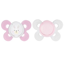 Soother Physio Comfort Silicon Assorted Colors 0-6m 2 Pieces