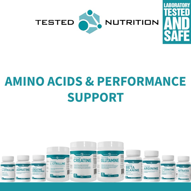 Tested Nutrition Creatine HCL Capsules | 750mg Creatine Hydrochloride HCL
