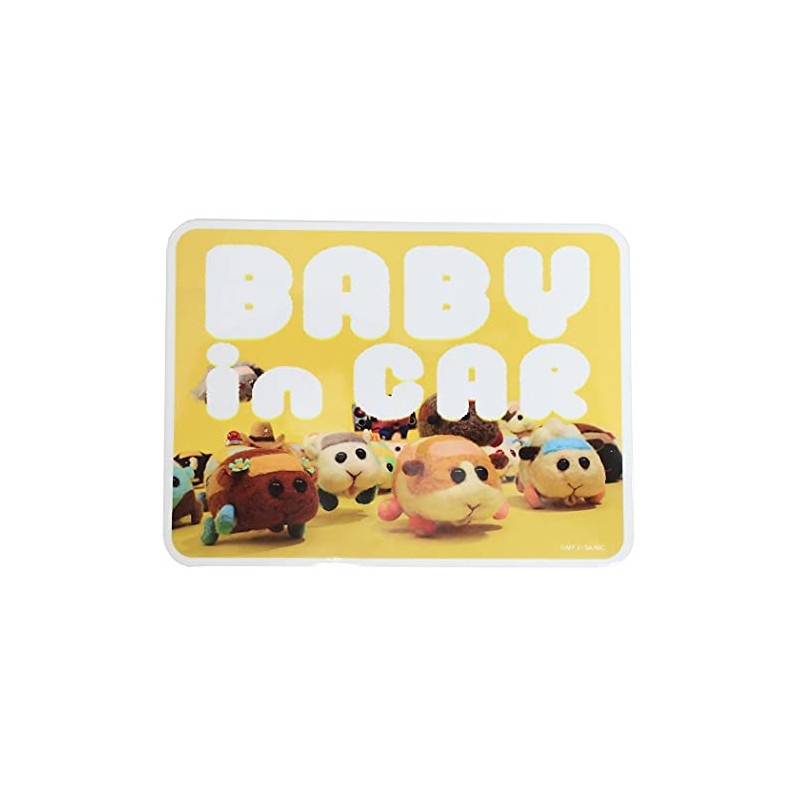 PUI PUI Mole Car [Waterproof Sticker] Baby Inker Sticker /