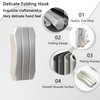 XSGTZMJ 4Pcs Foldable Hooks Wall Mount Zinc Alloy, Bathroom Wall
