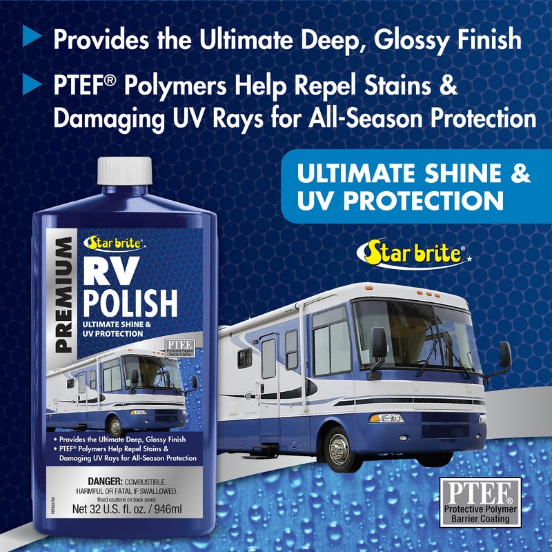 STAR BRITE Premium RV Polish - Ultimate Protection for Fiberglass,
