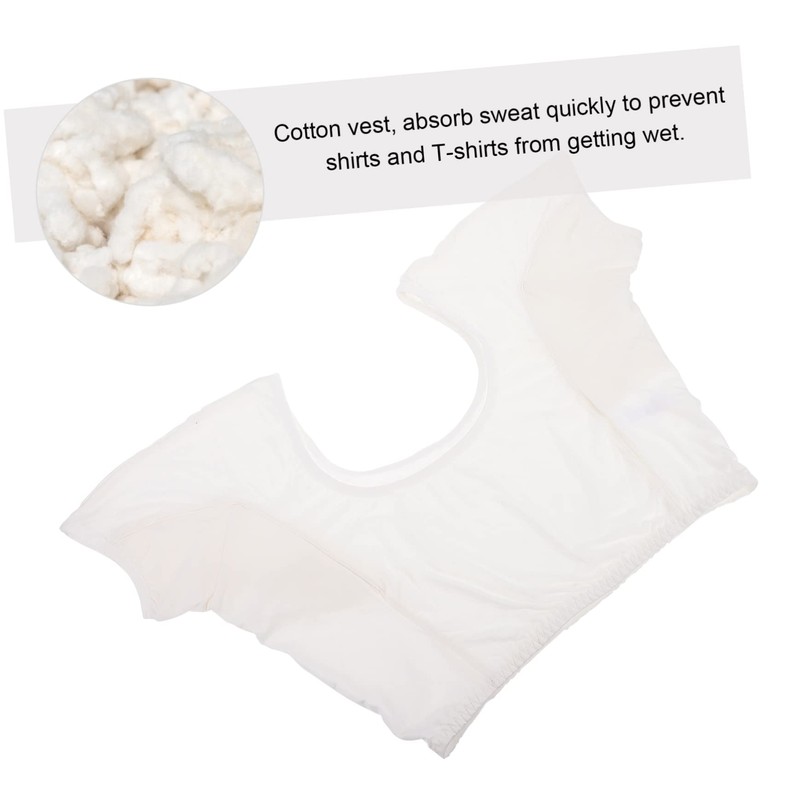 BIUDECO Quick Absorb Cotton Underarm Sweat Vest Block Armpit Sweat