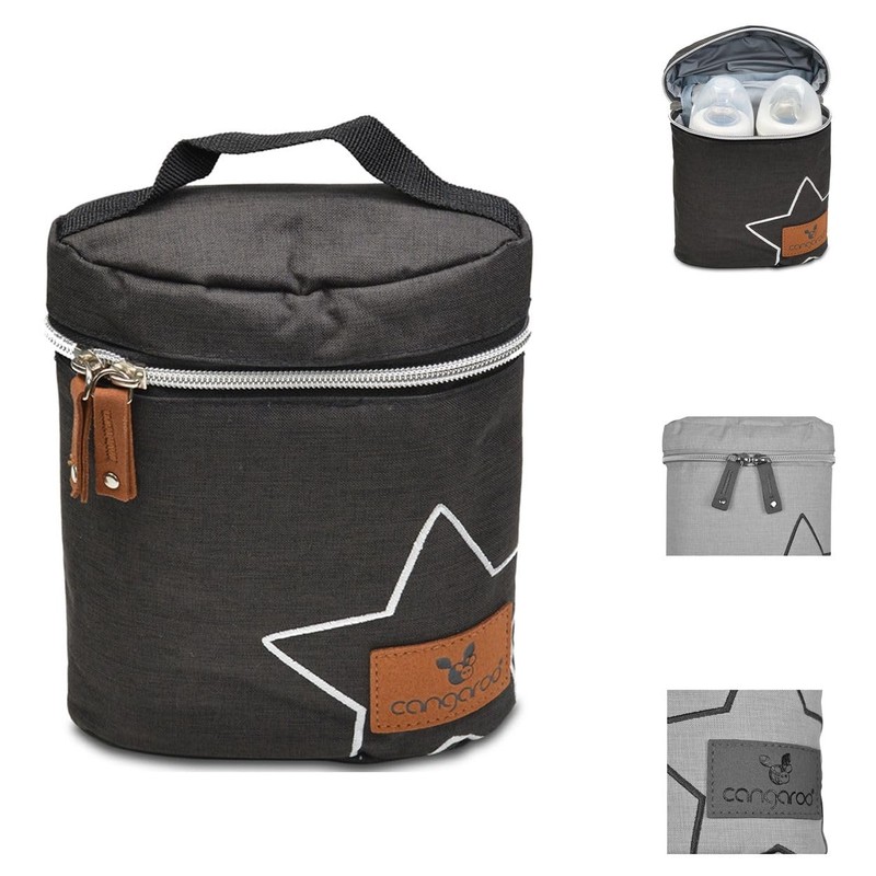 Cangaroo Charlie Thermal Bag for 2 Baby Bottles Zip Handle,