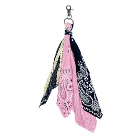 Rundies Color Bandana Keyring (Pink)