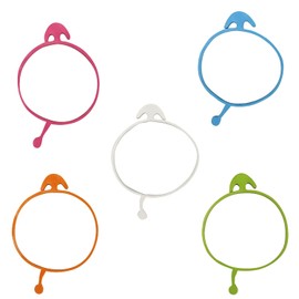 Rubber Band, O-Band Color #18, 1.8 oz (50 g) Transparent Bag, Color Mix, 5 Colors, Small Volume, Packaging, Rubber Band, Kyowa, Hook and Bundle, Electrical Wire, Cords, Gardening, Agricultural Material, Posts, Binding